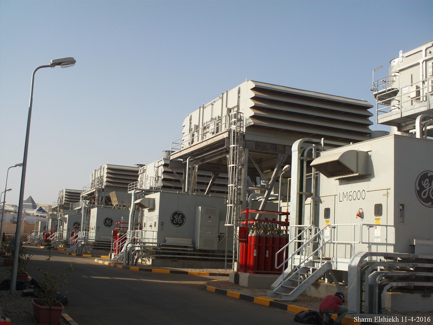 محطة كهرباء شرم الشيخ الغازية